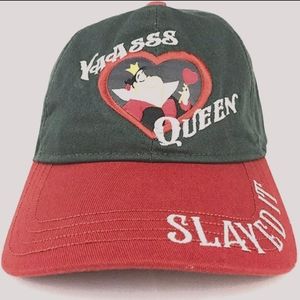 Disney Parks WDW Alice in Wonderland Red Queen Yasss Queen Baseball Cap